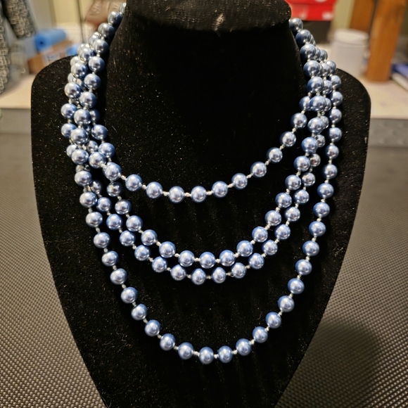 3.6 Lb Vintage Beaded Bauble Antique Pearl Style Necklace Lot - Picture 2 of 14